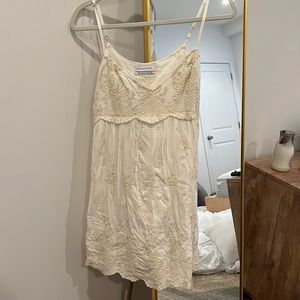 Urban outfitters white detailed dress
